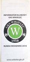 Fotbalový klub GKS Wikielec Oficiální průvodce jarním kolem 2016