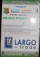 Odra Wodzislaw Slaski - Swit Nowy Dwor Mazowiecki Vstupenka na zápas první ligy (13.09.2003)