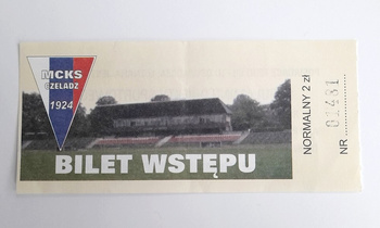 Szczakowianka Jaworzno - GKS Katowice, vstupenka na zápas III. ligy, tribuna pro hosty (sezóna 2006-07)