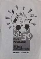 39 Oficiální program finále Poháru Jerzyho Michałowicze (10.-14.7.1995)