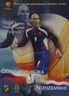 Česko - Nizozemsko, kvalifikace EURO 2004 (10.09.2003) Oficiální program