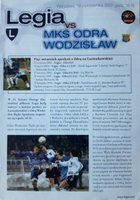 Legia Warszawa - Odra Wodzisław Śląski Oranžový program Ekstraklasy (19.10.2007)