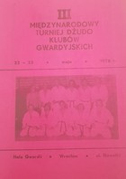 3. ročník mezinárodního turnaje strážnických klubů v judu. 22.-23. května 1976 Vratislav
