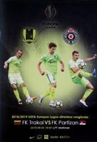 FK Trakai - FK Partizan Evropská liga UEFA (02.08.2018) oficiální program