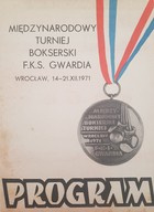Mezinárodní boxerský turnaj F.K.S. Stráže. Vratislav, 14.-21. prosince 1971. Program
