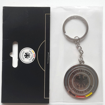 Přívěsek na klíče s erbem Německého fotbalového svazu (oficiální výrobek, lak)