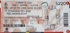 Standard Liege - RSC Anderlecht Jupiler Pro League ticket (25.01.2015)