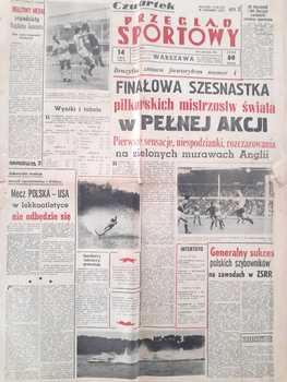 Przeglad Sportowy Magazine (14.7.1966) - Mistrovství světa ve fotbale v Anglii