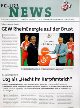 SpVgg Unterhaching - Eintracht Braunschweig, 2. Bundesliga (8.4.2007) oficiální program zápasu