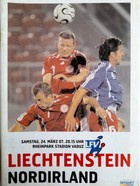Program zápasu Lichtenštejnsko - Severní Irsko v kvalifikaci na EURO 2008 (24.3.2007)