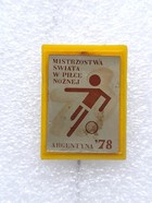 Odznak FIFA World Cup Argentina '78 (Polsko, plast)