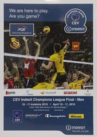Finále CEV Indesit Champions League - muži (10-11.04.2010) Oficiální program