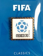Historické značky mistrovství světa ve fotbale - Mexiko 1970. Odznak FIFA Classics (oficiální licencovaný produkt)