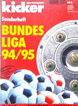 1. a 2. Bundesliga 1992/1993 sezóna Průvodce fanouška (kicker sportmagazin)