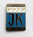 XXXIII Memoriál Janusze Kusocinského v atletice 1987 (smalt)