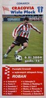 Cracovia - Wisła Płock Idea Ekstraklasa oficiální program (06.11.2004)