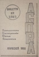 "Agora" - Bulletin Asociace sběratelů sportovních suvenýrů - ročník 2(5)/1988