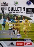 Spartak Myjava - FC Nitra Corgon Liga oficiální program (14.04.2013)