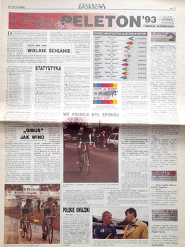 Průvodce cyklistického fanouška Peleton'93 (Przeglad Sportowy)