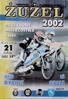 RKM Rybnik - TZ Opole speedway I liga (21.07.2002)