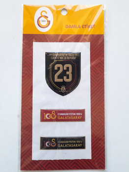 Galatasaray SK 3 kusy samolepek (oficiální produkt)