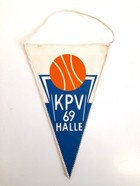 KPV 69 Halle basketbalový tým starý pennant (DDR)