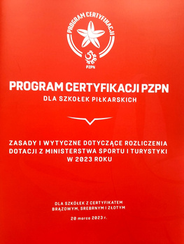 Certifikační program PZPN pro fotbalové školy