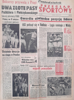 Časopis Przeglad Sportowy (3.6.1957) - Mistrovství Evropy v boxu