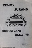 Program Renox Jurand Budowlani Olsztyn I. liga ragby (podzim 2001)