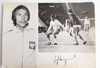 Henryk Kasperczak (Stal Mielec) - Polská fotbalová reprezentace - Mistrovství světa 1974 pohlednice
