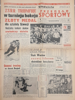 Časopis Przeglad Sportowy (3.6.1957) - Mistrovství Evropy v boxu