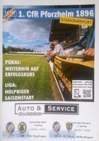 Oficiální klubový průvodce CfR Pforzheim 14-15.09.2014