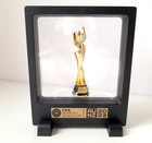 Miniaturní replika trofeje FIFA Women's World Cup AU NZ 2023 v rámečku (oficiální licencovaný produkt) 7 cm