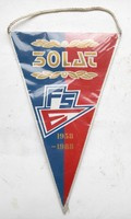 prapor k 30. výročí Federace energetického sportu 1958-1988