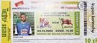 Podbeskidzie Bielsko-Biala - KS Cracovia II liga (04.10.2003) vstupenka