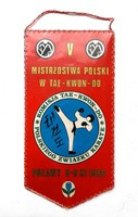 V. mistrovství Polska v taekwon-do (Pulawy, 8.-9.11.1986) praporky