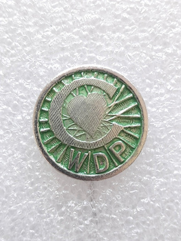 Zelený odznak cyklistického závodu Tour de Pologne (kovový)