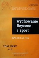 čtvrtletník "Tělesná výchova a sport" Ročník XXXV č. 3/1991
