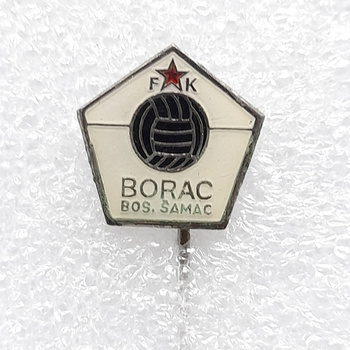 Odznak s erbem FK Borac Bosanski Samac (epoxid)
