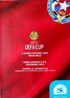 Oficiální program zápasu Poháru UEFA Wisla Krakov - Valerengens IF (27.112003)