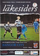 Bala Town - Bangor City Premier League Oficiální program (11.01.2013)