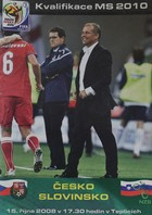 Česko - Slovinsko, kvalifikace EURO 2010 (15.10.2008) Oficiální program