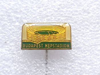Stadion Nepstadion, Budapešť starý odznak (epoxid, podepsaný)