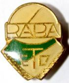 Odznak Raba ETO Győr (epoxidový; s podpisem)