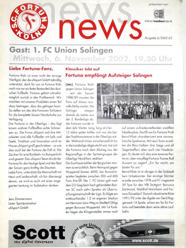 SpVgg Unterhaching - Eintracht Braunschweig, 2. Bundesliga (8.4.2007) oficiální program zápasu