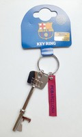 Klíč FC Barcelona s kroužkem na klíče (oficiální produkt)