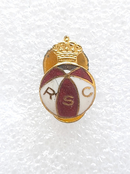 Míč RSC Anderlecht s korunkou starý odznak (smalt)