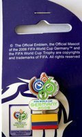 Ekvádorský národní fotbalový tým FIFA World Cup Germany 2006 odznak pin