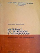 Přednášky z antropologie. Skriptum pro studenty vysokých škol s tělesnou výchovou