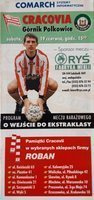 Cracovia - Górnik Polkowice play-off do Ekstraklasy oficiální program (06.11.2004)